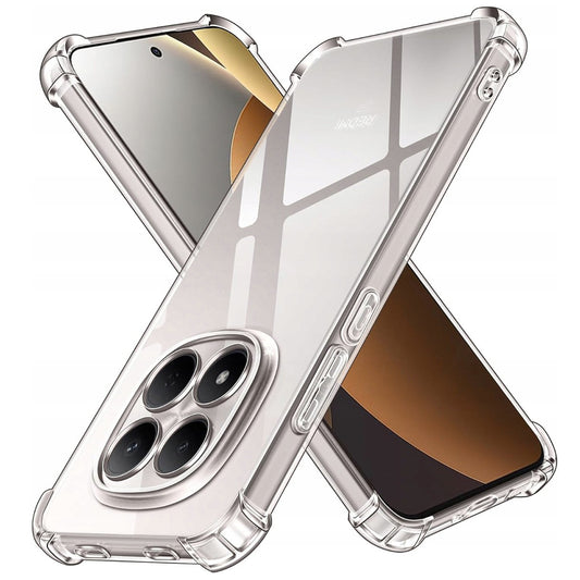 Etui til Xiaomi Redmi Note 15 Pro 5G, Techsuit, Shockproof Clear, Gennemsigtig