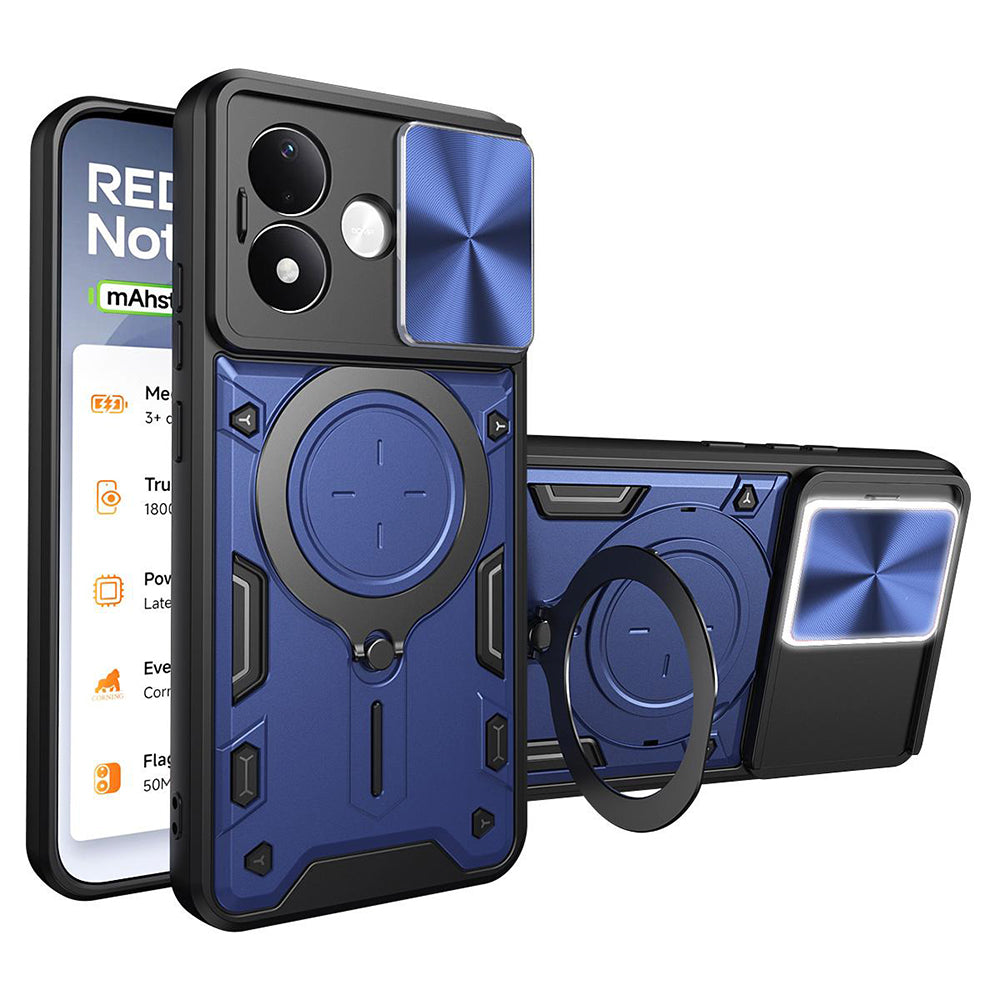 Etui til Xiaomi Redmi Note 17 4G / Note 17 5G, Techsuit, CamGuard Pro, blå