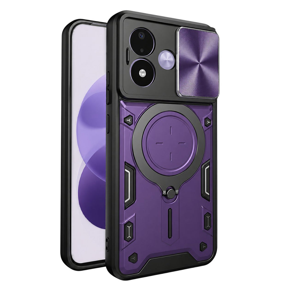 Etui til Xiaomi Redmi Note 17 4G / Note 17 5G, Techsuit, CamGuard Pro, lilla