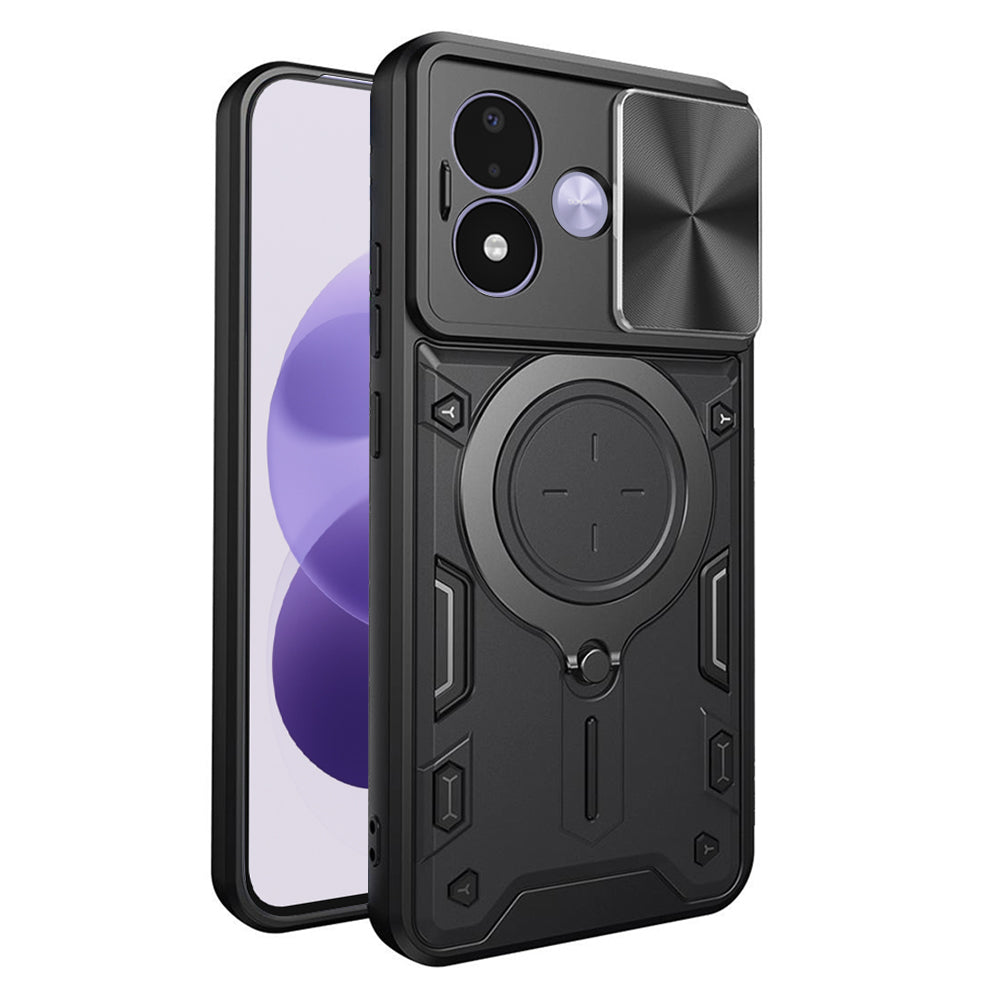 Etui til Xiaomi Redmi Note 17 4G / Note 17 5G, Techsuit, CamGuard Pro, sort