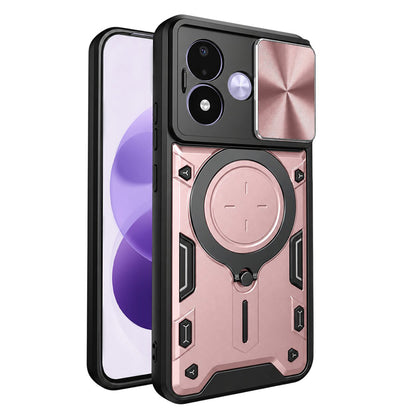 Etui til Xiaomi Redmi Note 17 4G / Note 17 5G, Techsuit, CamGuard Pro, rosaguld