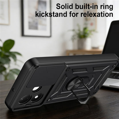Etui til Xiaomi Redmi Note 17 4G / Note 17 5G, Techsuit, CamShield, gylden