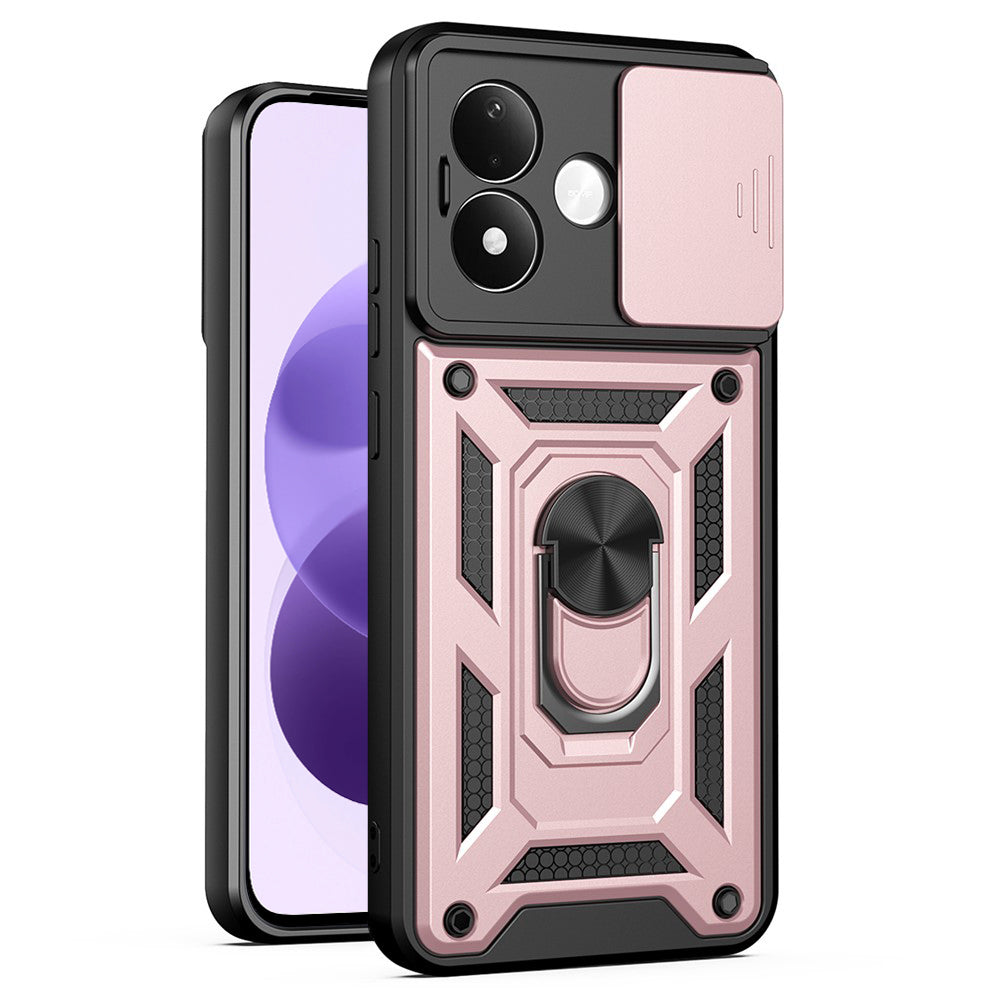 Cover til Xiaomi Redmi Note 17 4G / Note 17 5G, Techsuit, CamShield, rosaguld