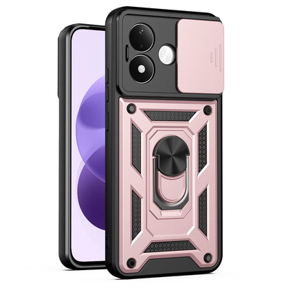 Cover til Xiaomi Redmi Note 17 4G / Note 17 5G, Techsuit, CamShield, rosaguld
