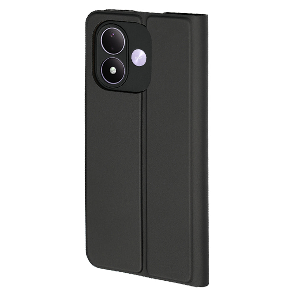 Etui til Xiaomi Redmi Note 17 4G / Note 17 5G, Techsuit, Magskin Book, sort