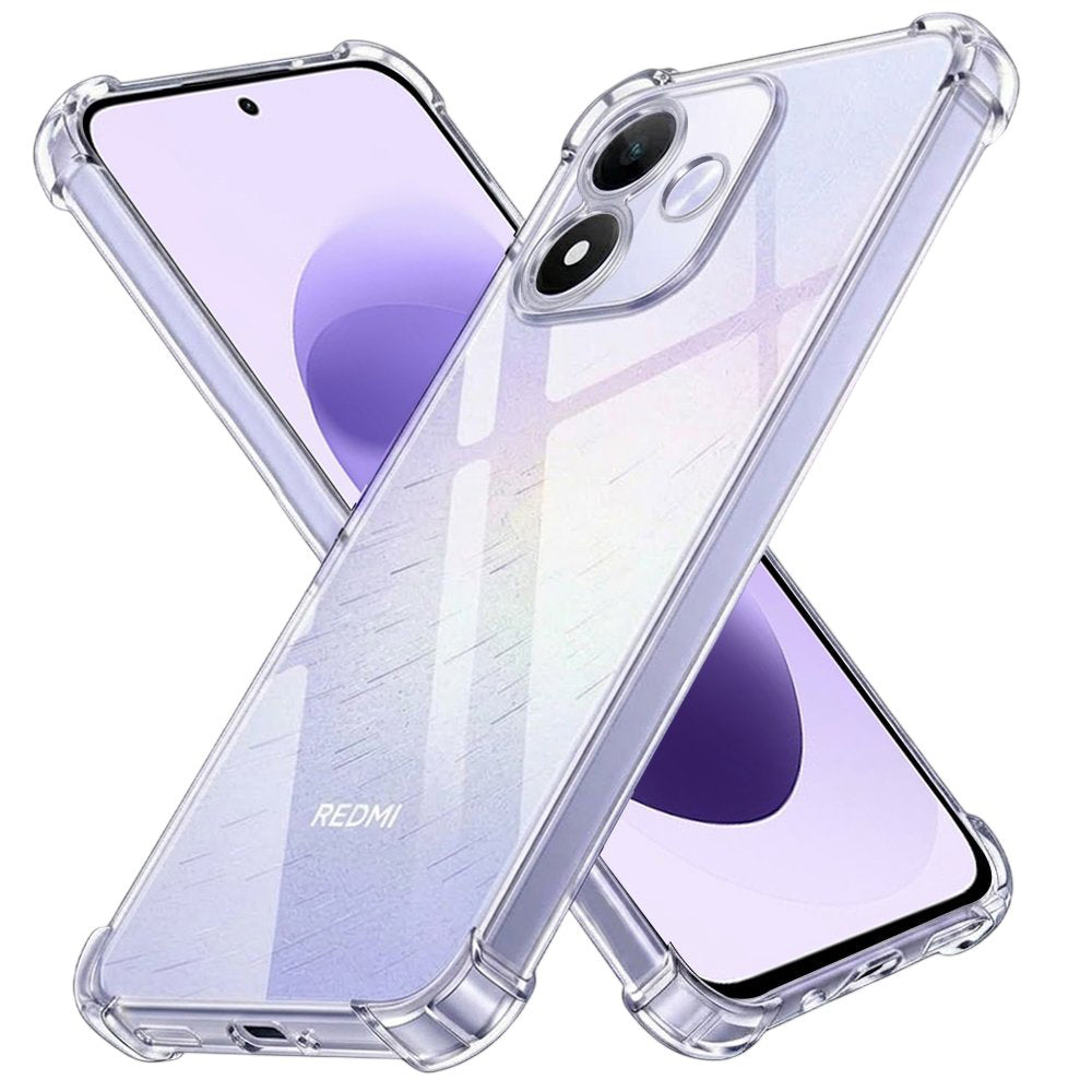 Etui til Xiaomi Redmi Note 17 4G / Note 17 5G, Techsuit, stødsikkert, gennemsigtigt, transparent