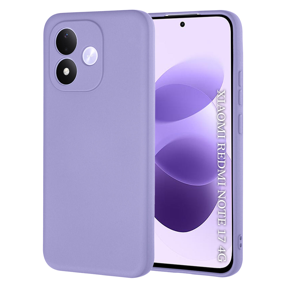 Case for Xiaomi Redmi Note 17 4G / Note 17 5G, Techsuit, SoftFlex, Light Purple