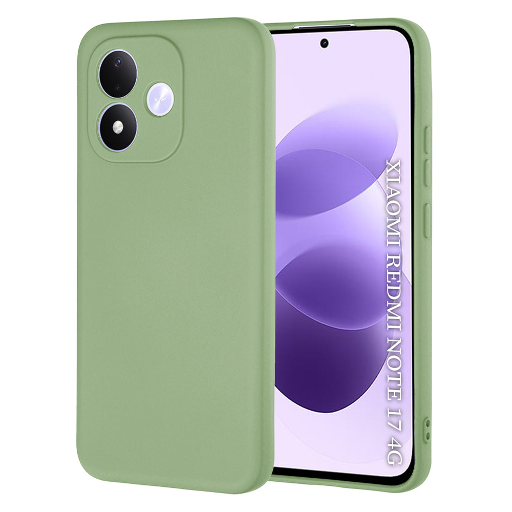 Etui til Xiaomi Redmi Note 17 4G / Note 17 5G, Techsuit, SoftFlex, lysegrøn
