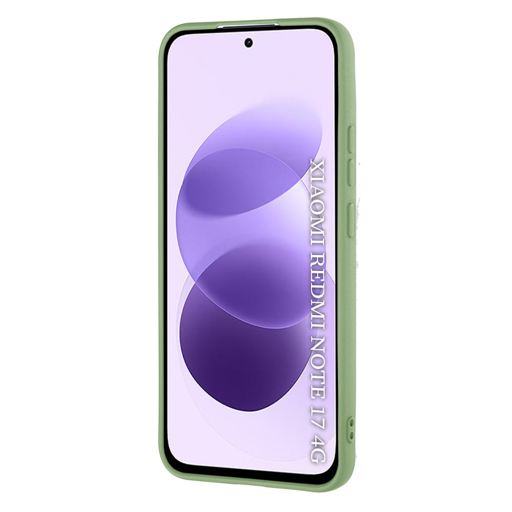 Etui til Xiaomi Redmi Note 17 4G / Note 17 5G, Techsuit, SoftFlex, lysegrøn
