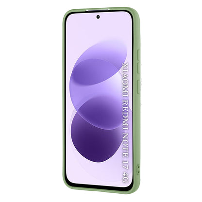Etui til Xiaomi Redmi Note 17 4G / Note 17 5G, Techsuit, SoftFlex, lysegrøn
