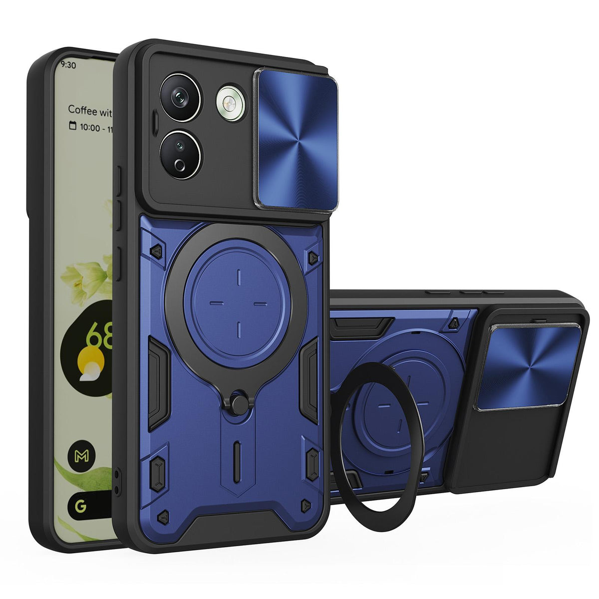 Etui til Xiaomi Redmi Note 17 Pro Max, Techsuit, CamGuard Pro, blå