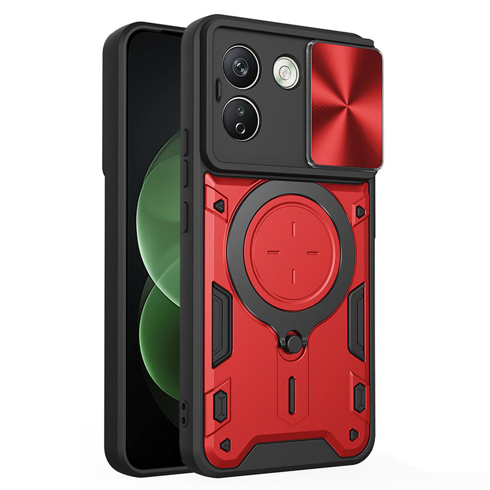 Etui til Xiaomi Redmi Note 17 Pro Max, Techsuit, CamGuard Pro, rød