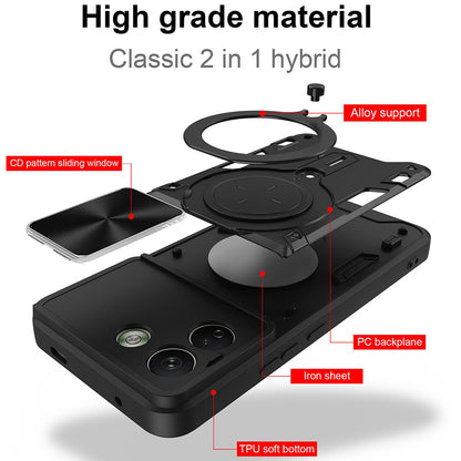 Etui til Xiaomi Redmi Note 17 Pro Max, Techsuit, CamGuard Pro, rød
