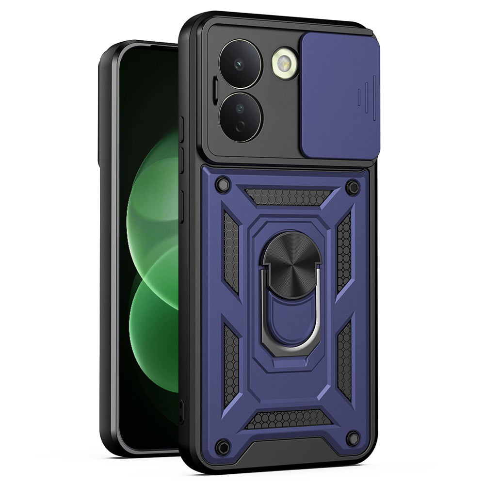 Etui til Xiaomi Redmi Note 17 Pro Max, Techsuit, CamShield, blå