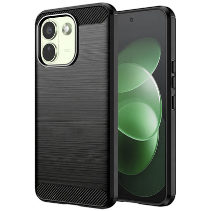 Cover til Xiaomi Redmi Note 17 Pro Max, Techsuit, Carbon, Sort