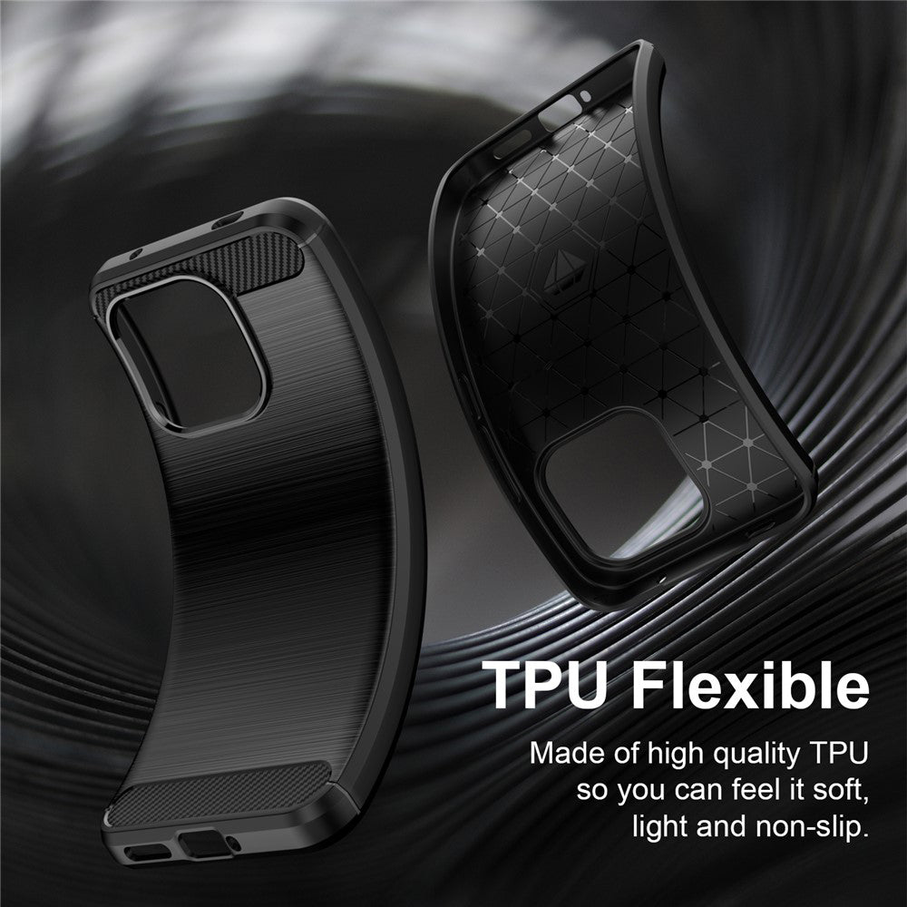 Cover til Xiaomi Redmi Note 17 Pro Max, Techsuit, Carbon, Sort