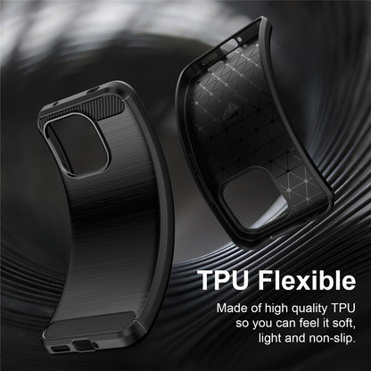 Cover til Xiaomi Redmi Note 17 Pro Max, Techsuit, Carbon, Sort