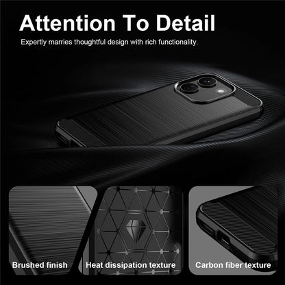 Cover til Xiaomi Redmi Note 17 Pro Max, Techsuit, Carbon, Sort