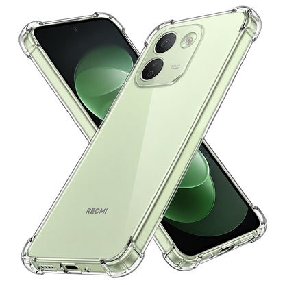 Etui til Xiaomi Redmi Note 17 Pro Max, Techsuit, stødsikkert, klart og gennemsigtigt