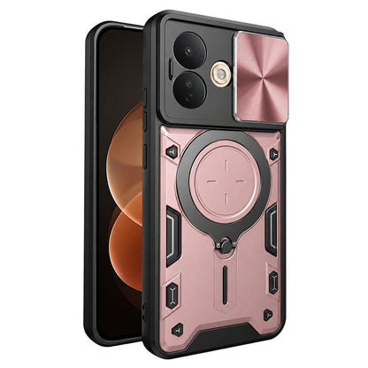 Etui til Xiaomi Redmi Note 17 Pro, Techsuit, CamGuard Pro, roséguld
