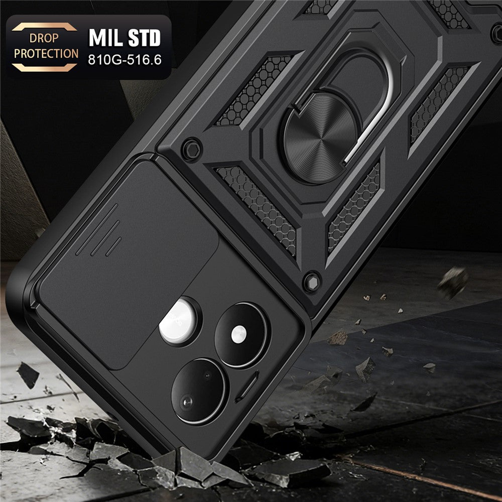 Cover til Xiaomi Redmi Note 17 Pro, Techsuit, CamShield, sort