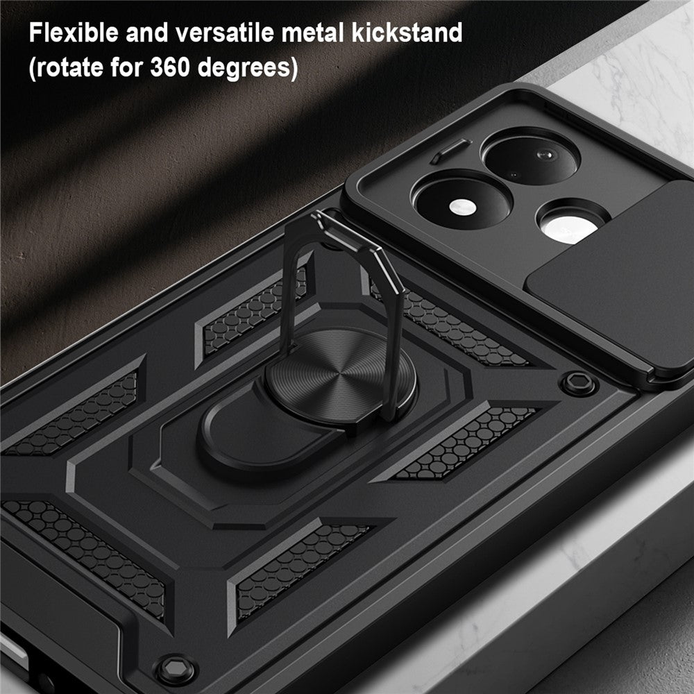 Cover til Xiaomi Redmi Note 17 Pro, Techsuit, CamShield, sort