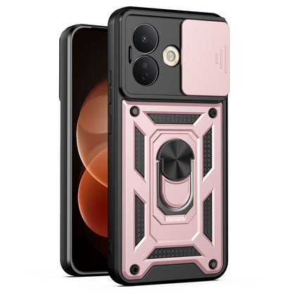 Etui til Xiaomi Redmi Note 17 Pro, Techsuit, CamShield, rosaguld