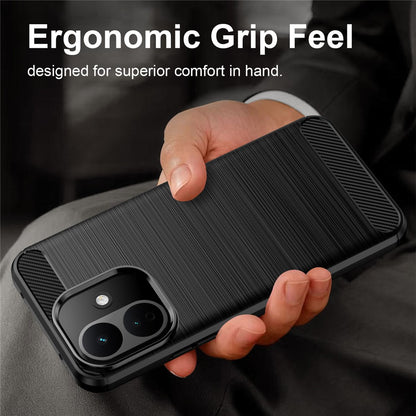 Cover til Xiaomi Redmi Note 17 Pro, Techsuit, Carbon, Sort