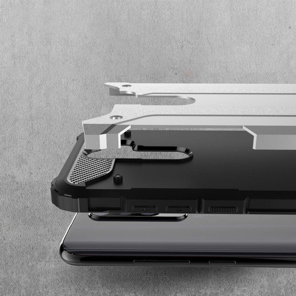 Cover til Xiaomi Redmi Note 8 Pro, Techsuit, Hybrid Armor, Sort