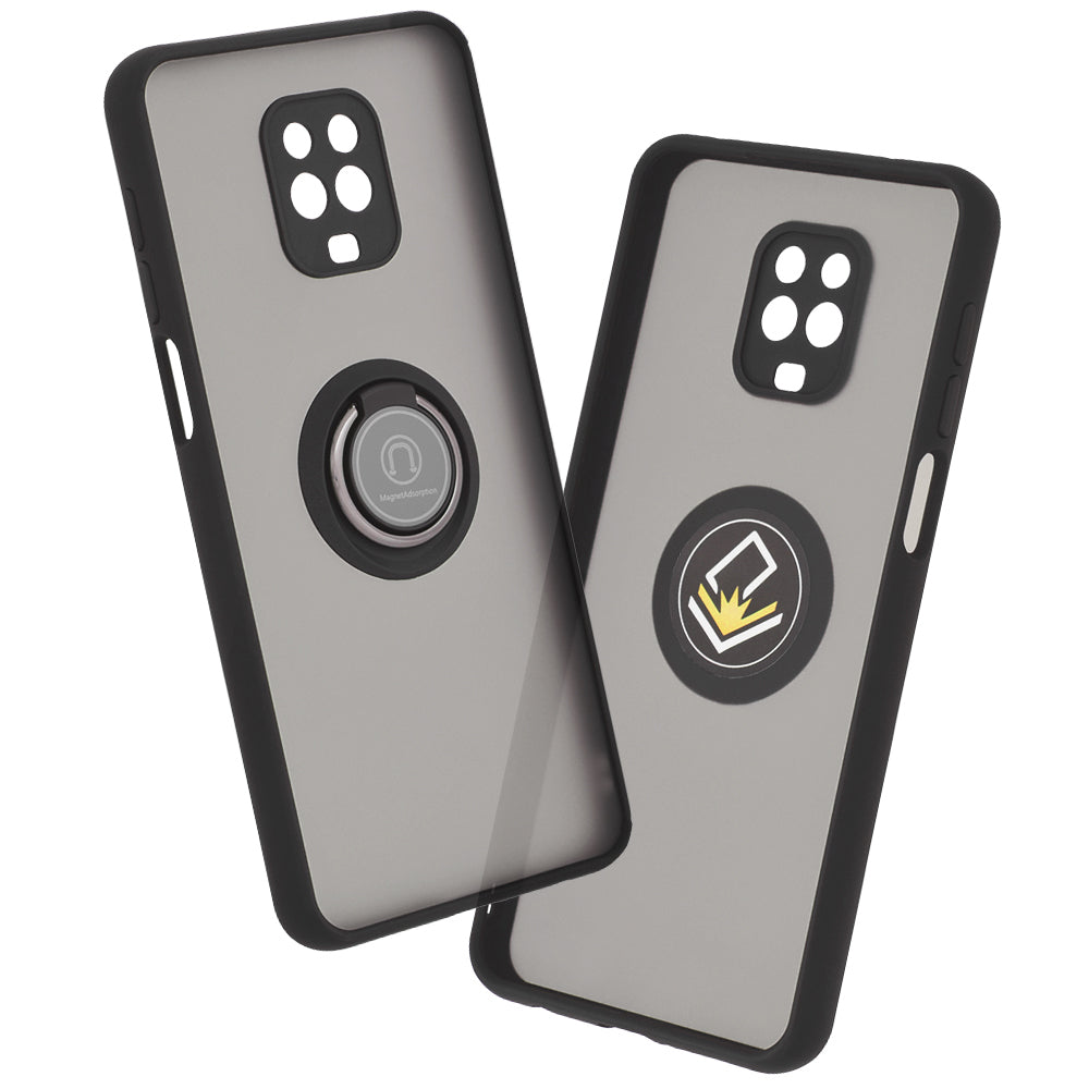 Cover til Xiaomi Redmi Note 9S / Note 9 Pro / Note 9 Pro Max, Techsuit, Glinth, Sort