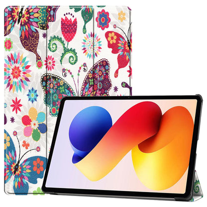 Etui til Xiaomi Redmi Pad 2 Pro, Techsuit, FoldPro Butterfly, Flerfarvet