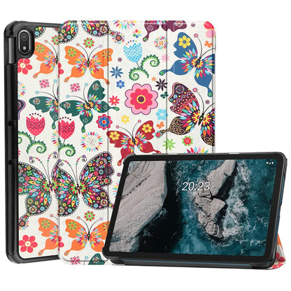 Cover til Xiaomi Redmi Pad 2, Techsuit, FoldPro Butterfly, Multifarvet