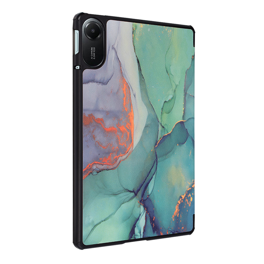 Cover til Xiaomi Redmi Pad 2, Techsuit, FoldPro Green Time, Multifarvet