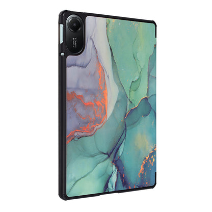 Cover til Xiaomi Redmi Pad 2, Techsuit, FoldPro Green Time, Multifarvet