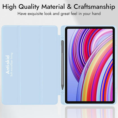 Cover til Xiaomi Redmi Pad Pro / Pad / Pad Pro 5G, Techsuit, Flex Trifold, Mørkeblå