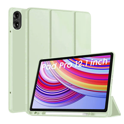 Cover til Xiaomi Redmi Pad Pro / Pad / Pad Pro 5G, Techsuit, Flex Trifold, Grøn Matcha