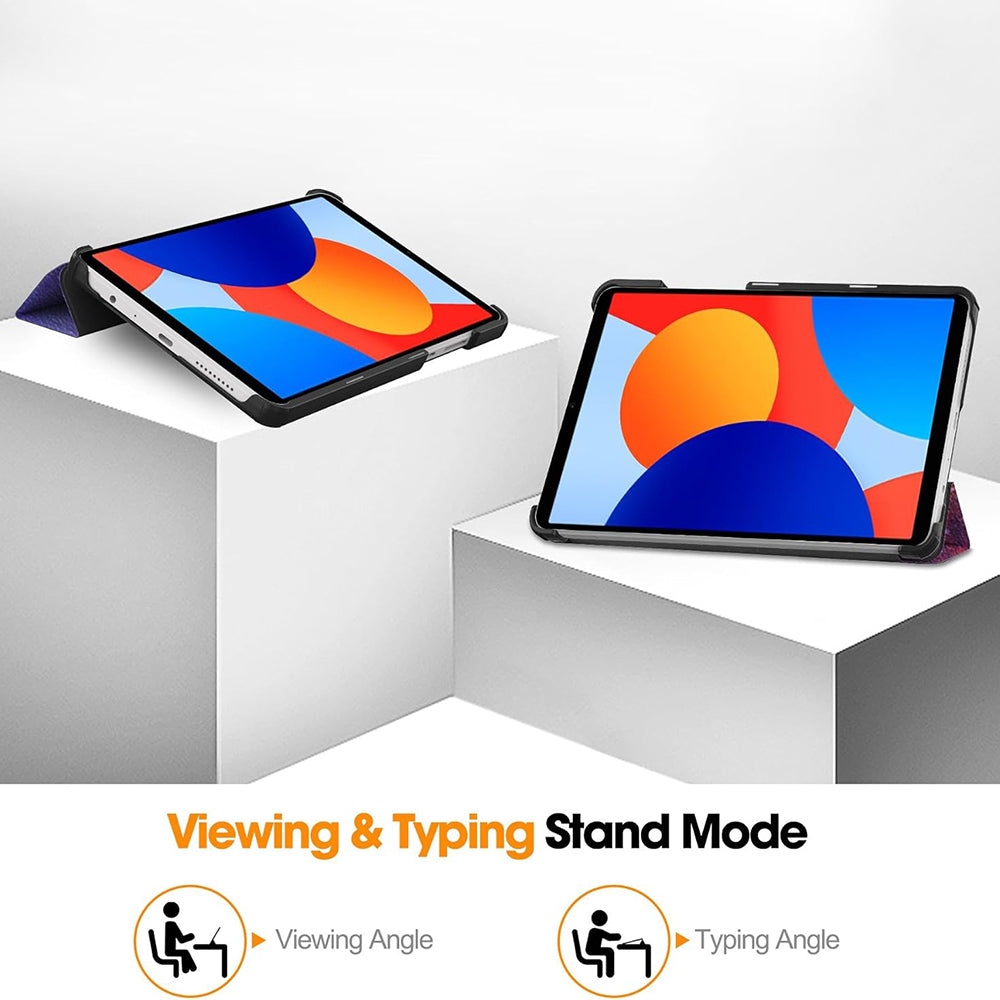 Cover til Xiaomi Redmi Pad SE 8.7, Techsuit, FoldPro Galaxy, Multifarvet