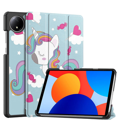 Cover til Xiaomi Redmi Pad SE 8.7, Techsuit, FoldPro Unicorn, Multifarvet