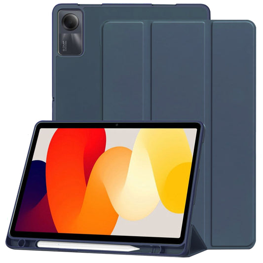 Cover til Xiaomi Redmi Pad SE, Techsuit, Flex Trifold, Mørkeblå