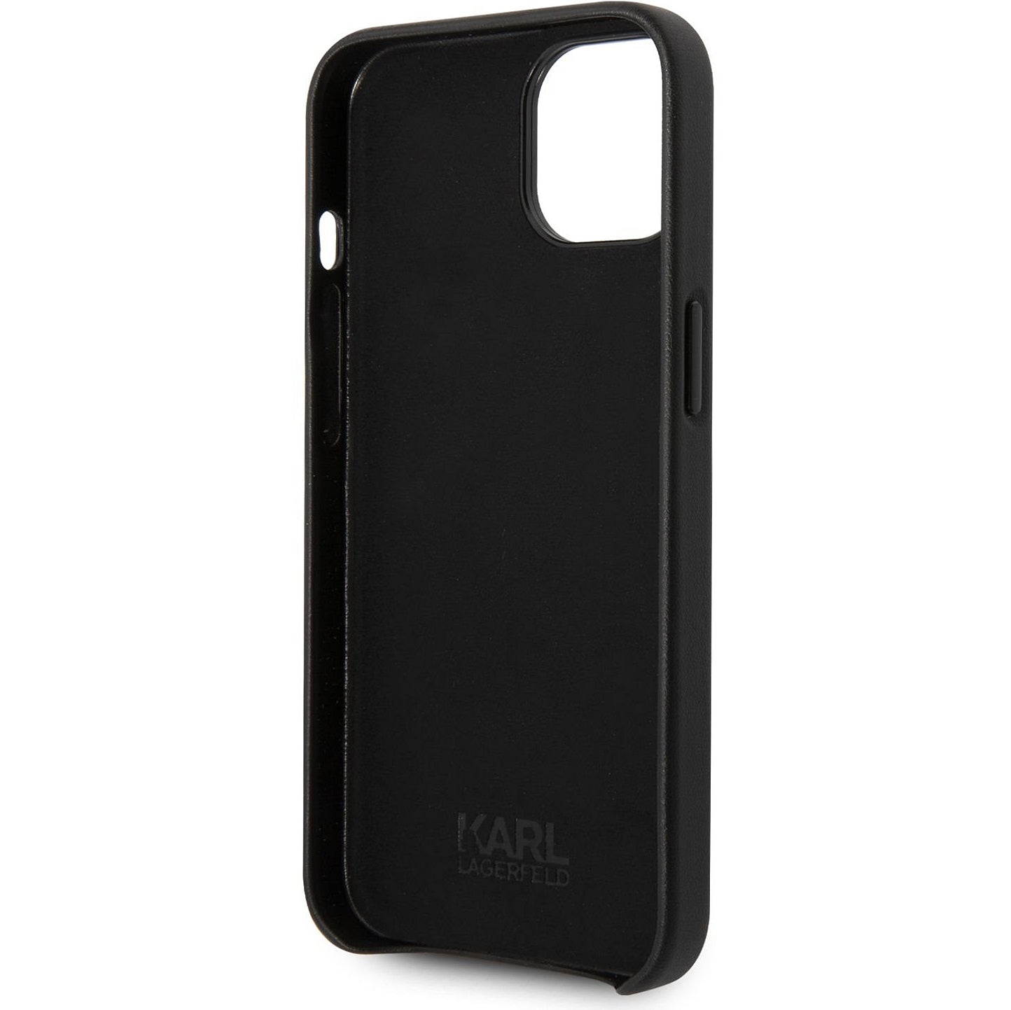 Etui til Apple iPhone 14 Plus, Karl Lagerfeld, Perforated Logo, Sort