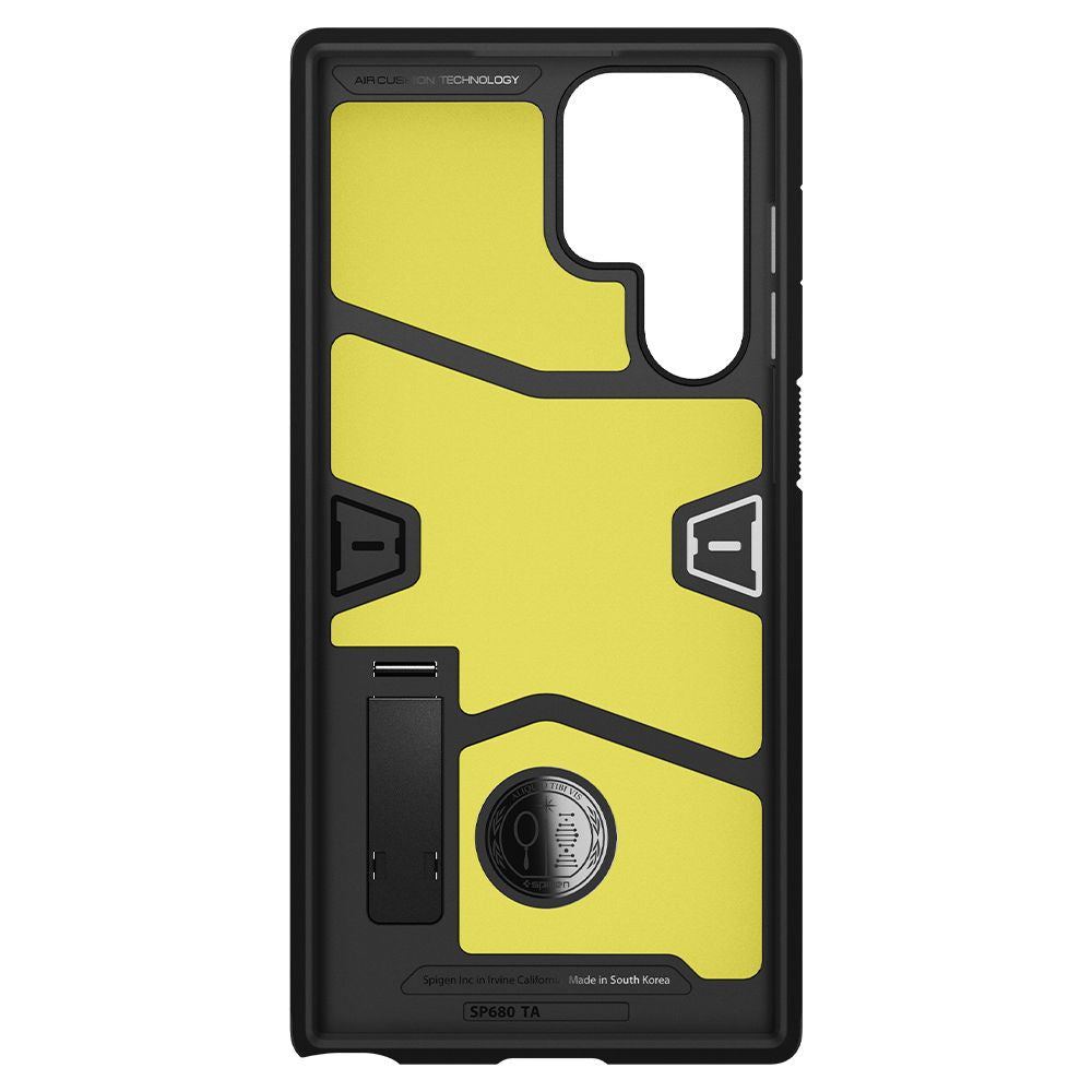 Case for Samsung Galaxy S22 Ultra 5G S908, Spigen, Tough Armor, Black ACS03923