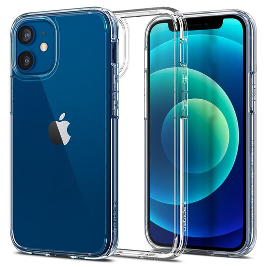 Etui til Apple iPhone 12 / 12 Pro, Spigen, Ultra Hybrid, Gennemsigtig ACS01702