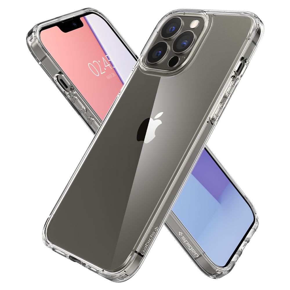 Etui til Apple iPhone 13 Pro Max, Spigen, Ultra Hybrid, Gennemsigtig SPN1759CL