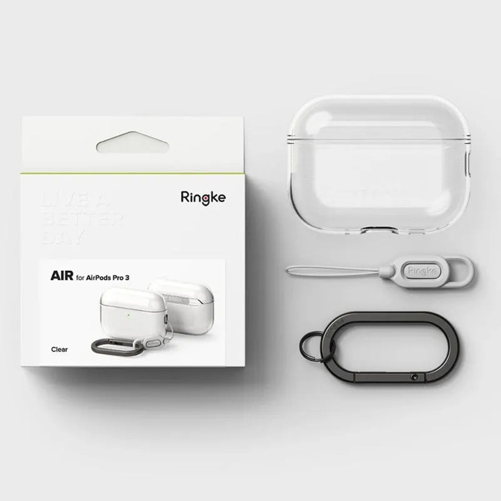 Ringke Air etui til Apple AirPods 3, Gennemsigtig