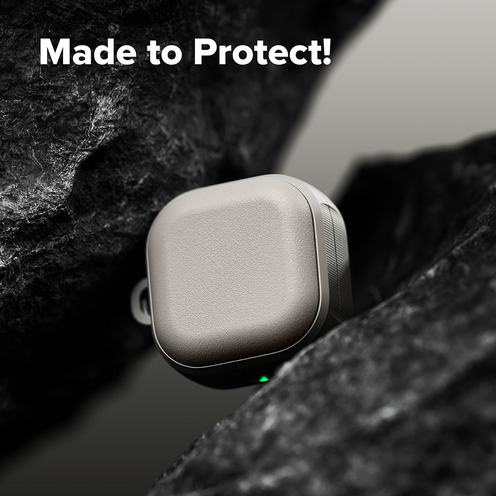 Ringke Onyx Magnetic etui til Samsung Galaxy Buds4 / Buds4 Pro, Grå