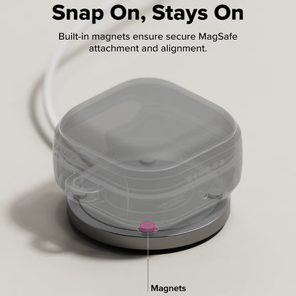 Ringke Onyx Magnetic etui til Samsung Galaxy Buds4 / Buds4 Pro, Sort