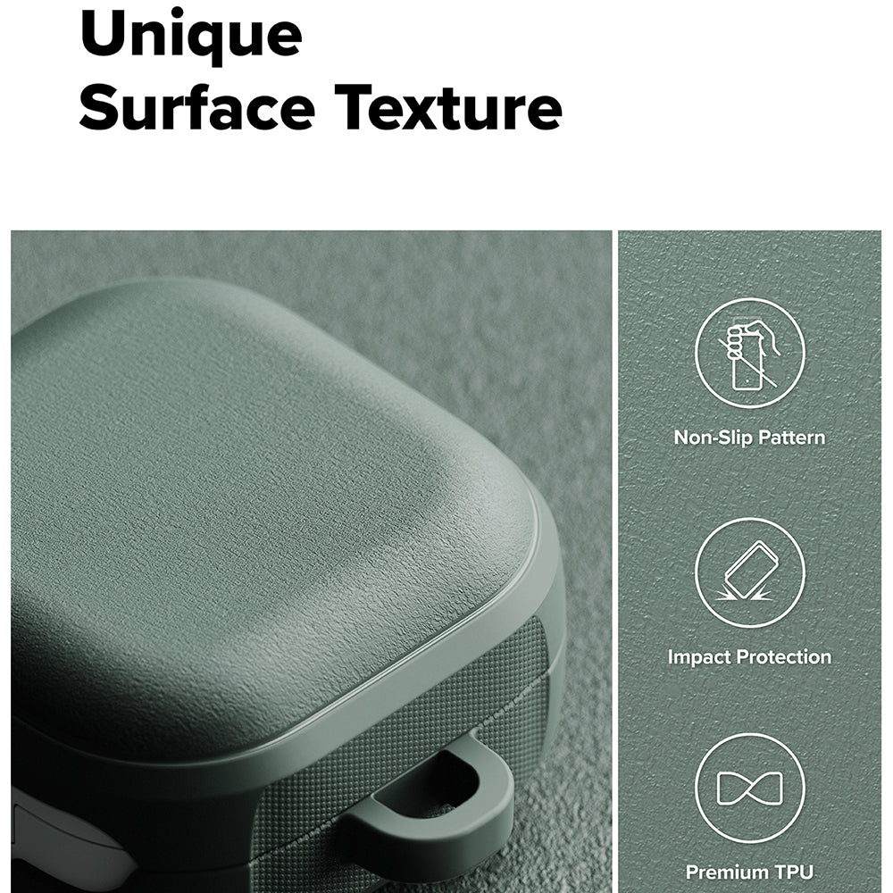 Ringke Onyx Magnetic etui til Samsung Galaxy Buds4 / Buds4 Pro, Grøn