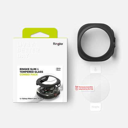 Ringke Slim Cover til Samsung Galaxy Watch Ultra, Mat Sort
