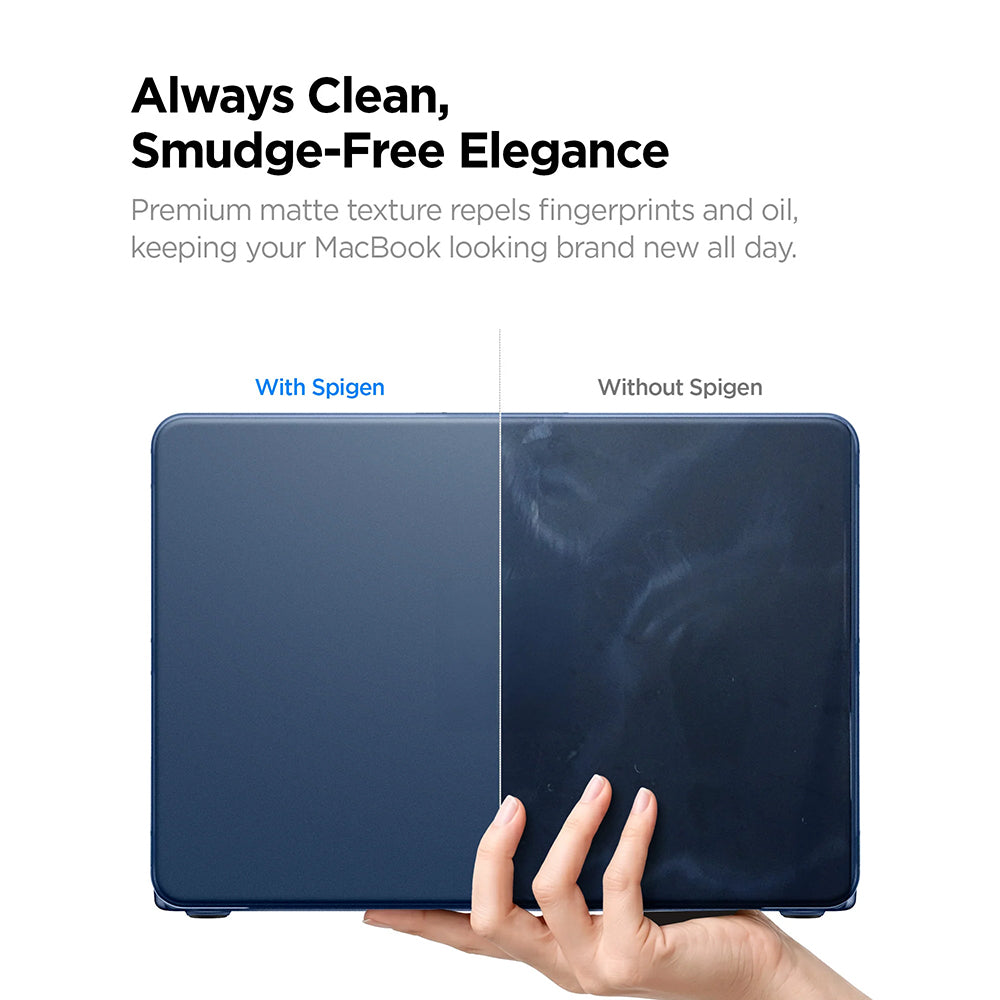 Spigen Airskin Case for Apple MacBook Neo 13inch, Satin Indigo ACS11814