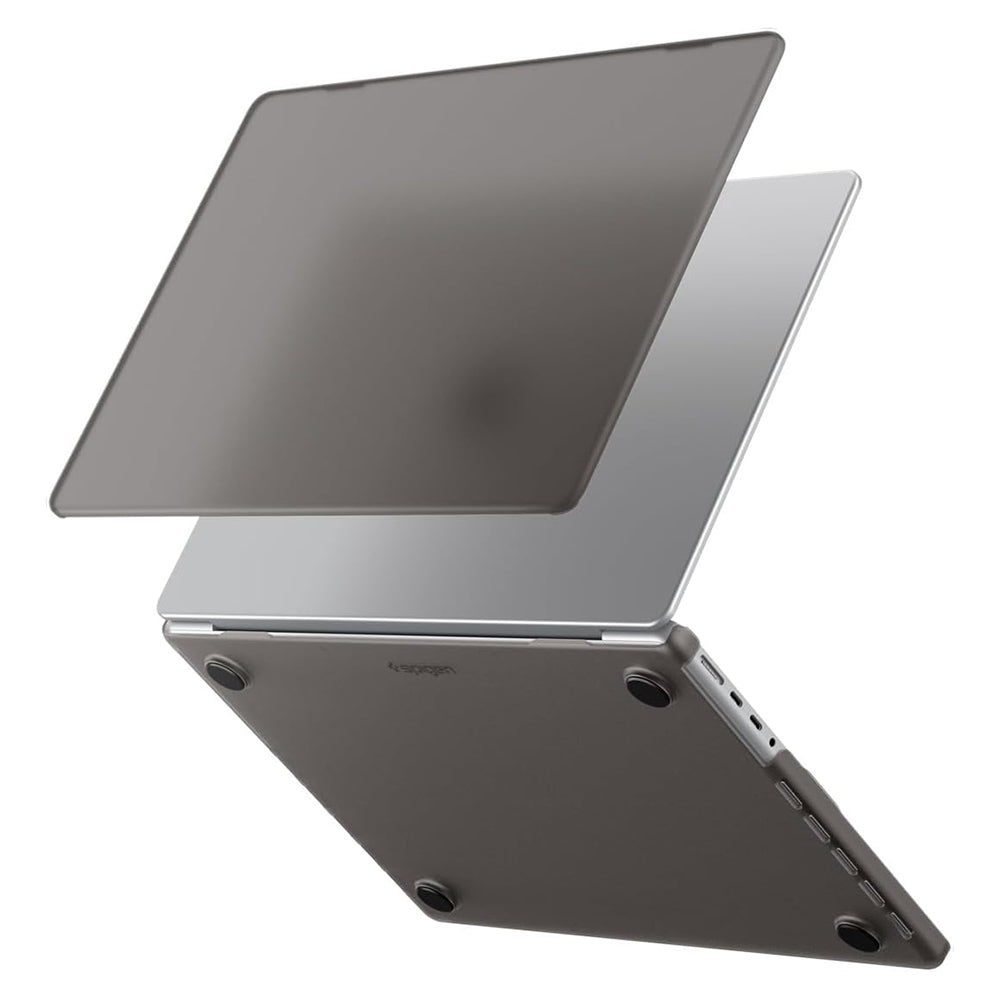 Spigen Airskin-etui til Apple MacBook Pro 14 tommer (2026) / (2025) / (2023) / (2022) / (2021), Mat Sort ACS11529